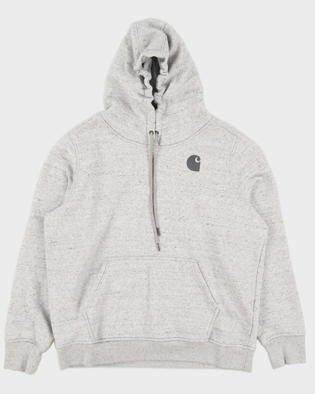 Carhartt Grey Big Logo Hoodie - L