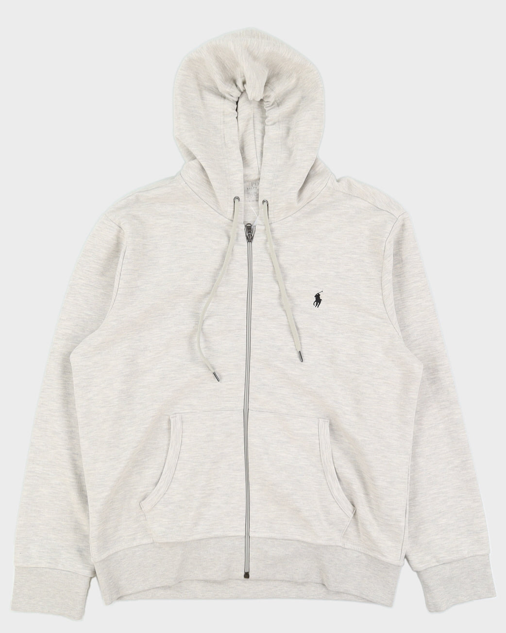 Ralph Lauren Grey Zip Up Hoodie - L