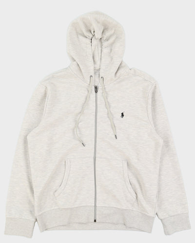 Ralph Lauren Grey Zip Up Hoodie - L