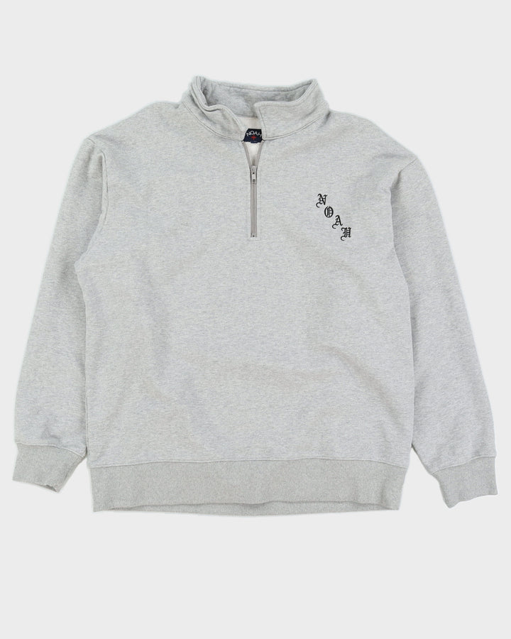 Noah Grey Quarter Zip Sweatshirt - XL