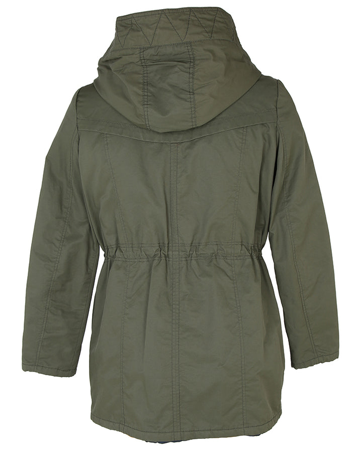Tommy Hilfiger Olive Green Parka Jacket - L