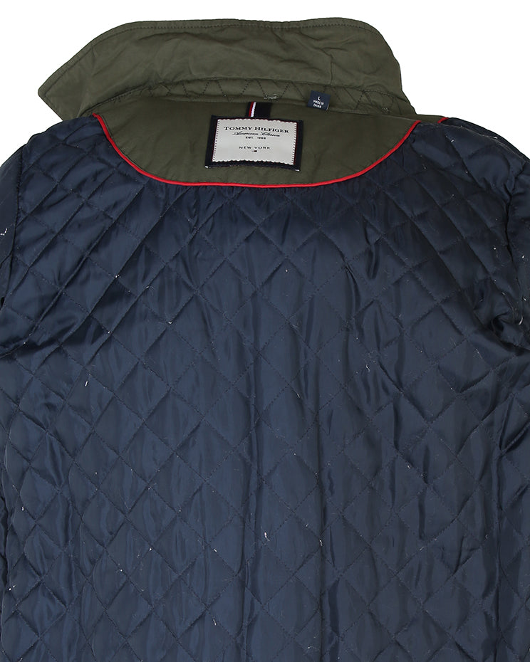 Tommy Hilfiger Olive Green Parka Jacket - L