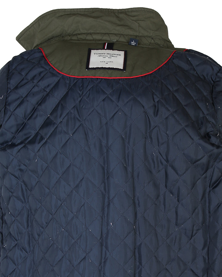 Tommy Hilfiger Olive Green Parka Jacket - L