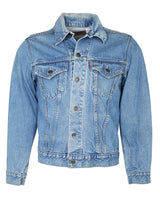 Levis Denim Trucker Jacket in Blue - S