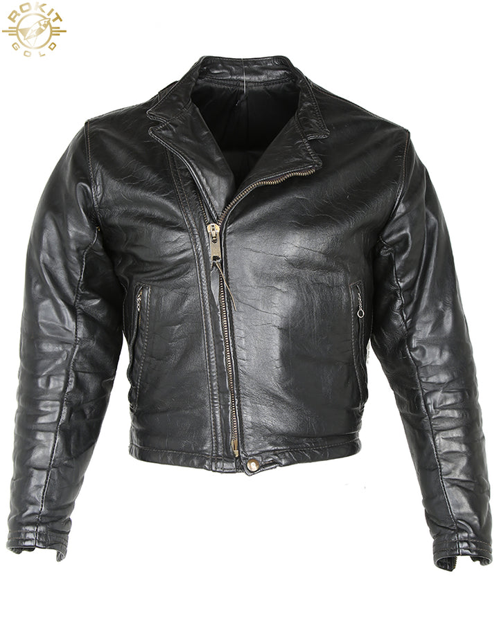 Vintags 60s Custom Made Langlitz Leathers Horsehide Biker Jacket - XS