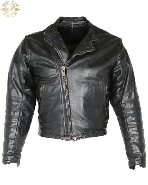 Vintags 60s Custom Made Langlitz Leathers Horsehide Biker Jacket