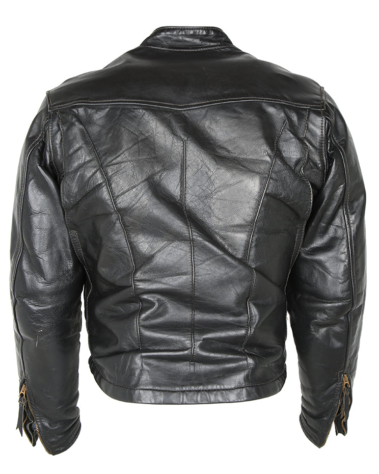 Vintags 60s Custom Made Langlitz Leathers Horsehide Biker Jacket