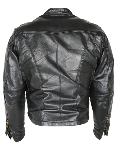 Vintags 60s Custom Made Langlitz Leathers Horsehide Biker Jacket - XS