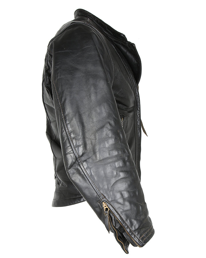 Vintags 60s Custom Made Langlitz Leathers Horsehide Biker Jacket - XS