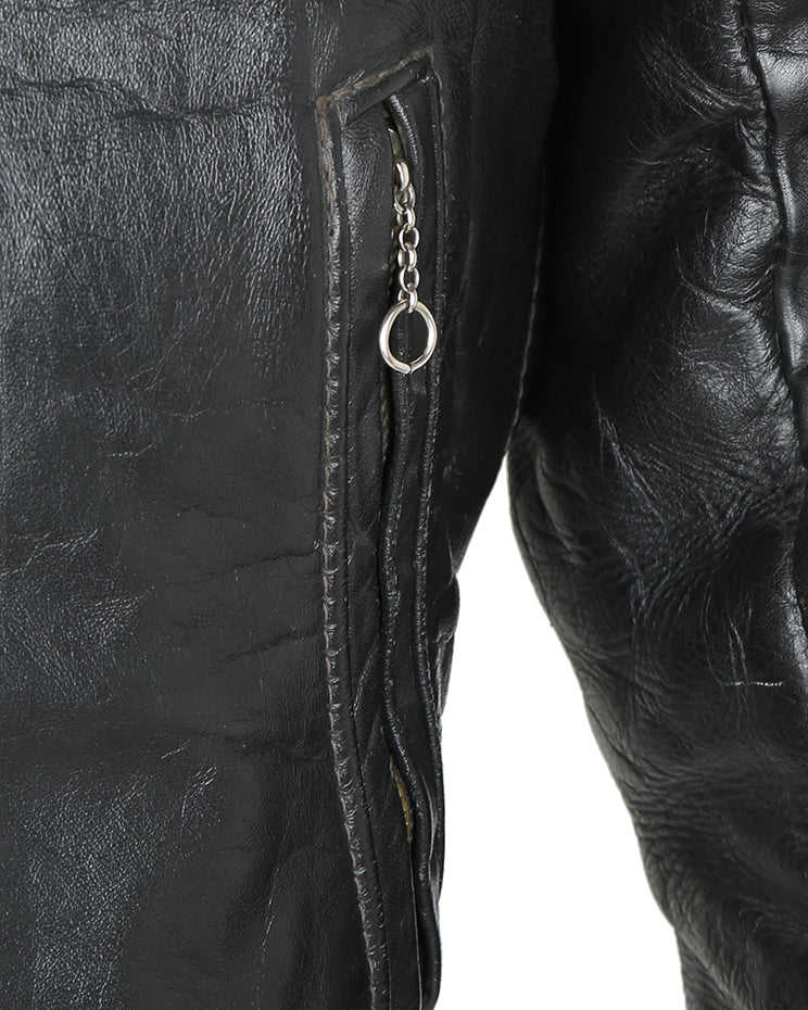 Vintags 60s Custom Made Langlitz Leathers Horsehide Biker Jacket