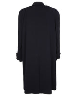 Rare Vintage 70s Burberry Wool Gabardine Raglan Sleeve Coat - L