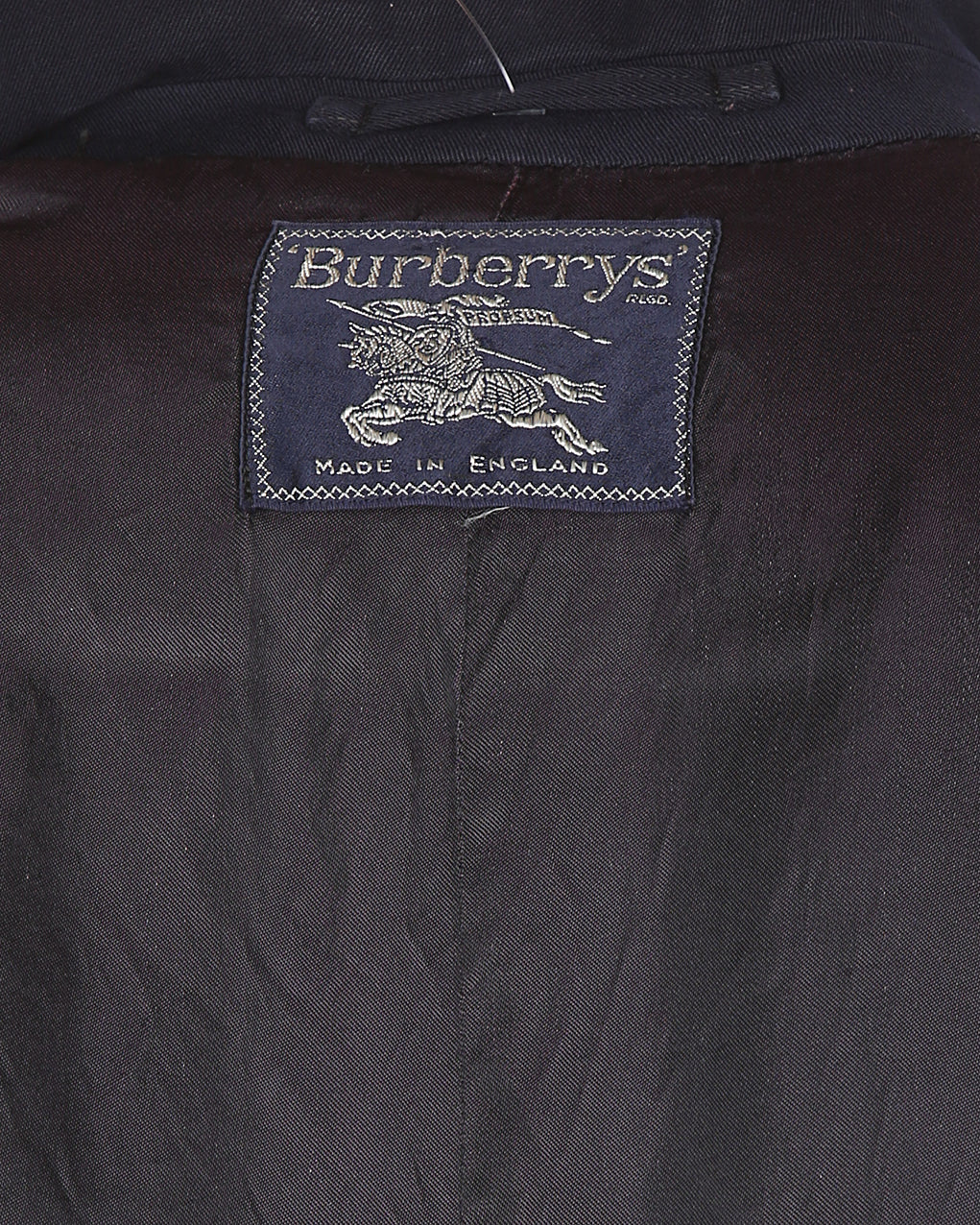 Rare Vintage 70s Burberry Wool Gabardine Raglan Sleeve Coat - L 