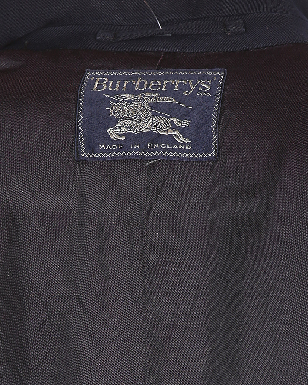 Rare Vintage 70s Burberry Wool Gabardine Raglan Sleeve Coat - L