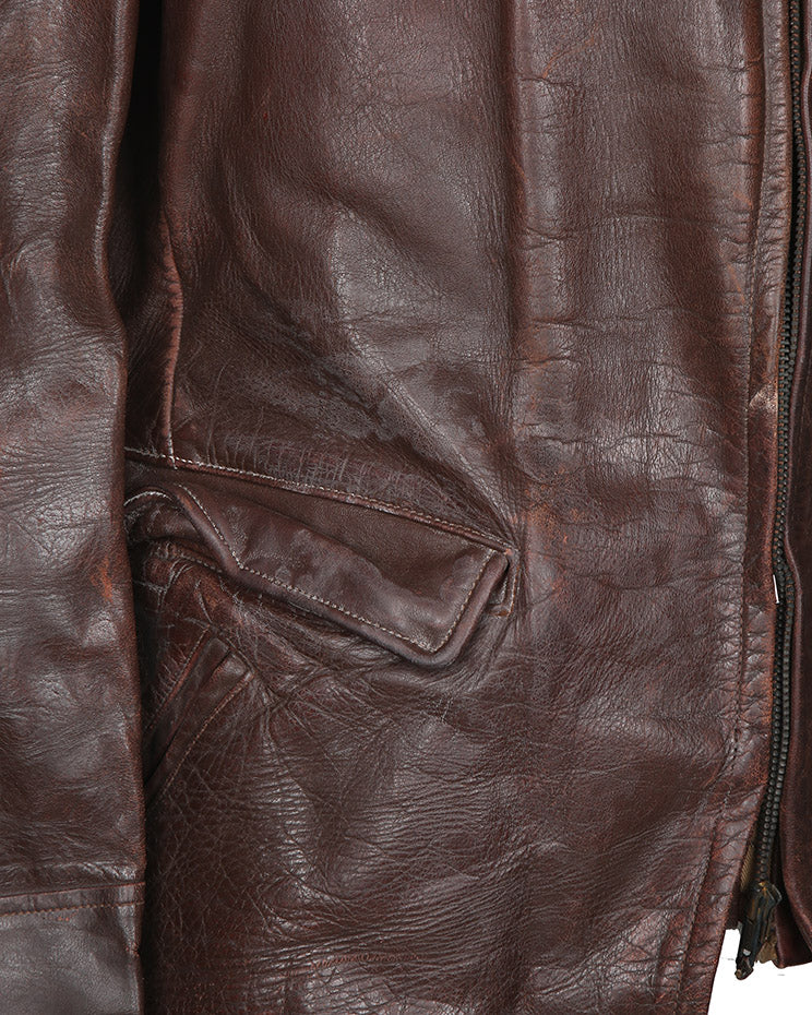 Late 40s Richman Brothers Horsehide Leather Jacket - M