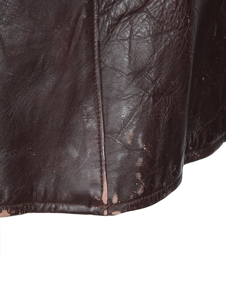 Vintage 50s Dan-Jac Horsehide Leather Jacket - L