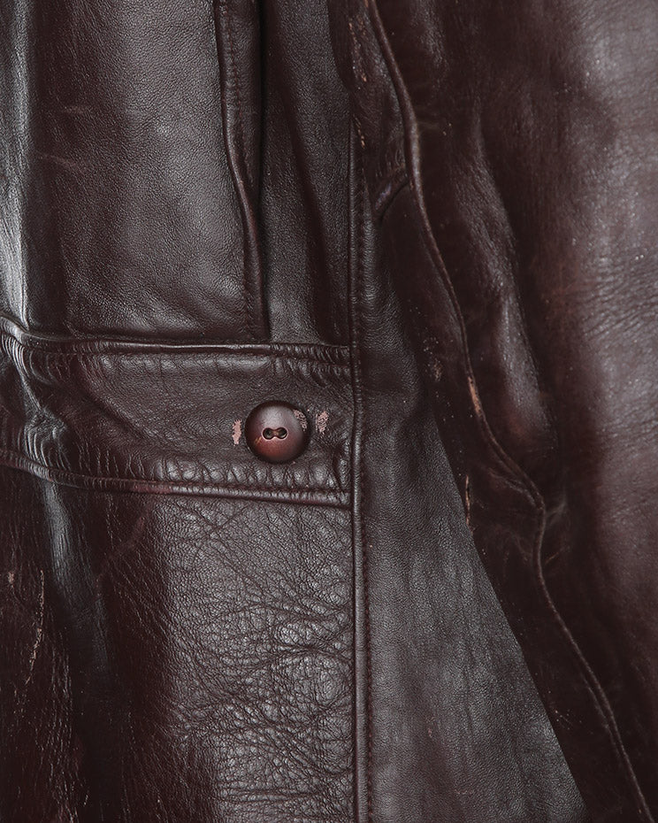 Vintage 50s Dan-Jac Horsehide Leather Jacket - L