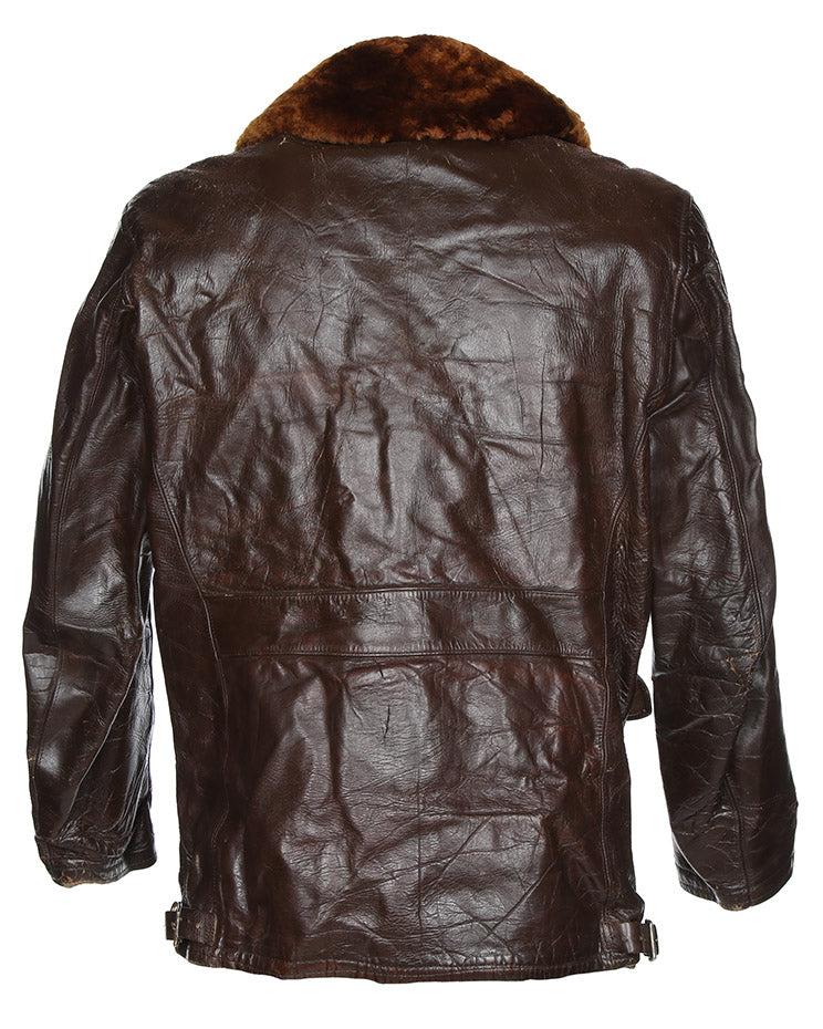Vintage 40s Horsehide Leather Jacket - M