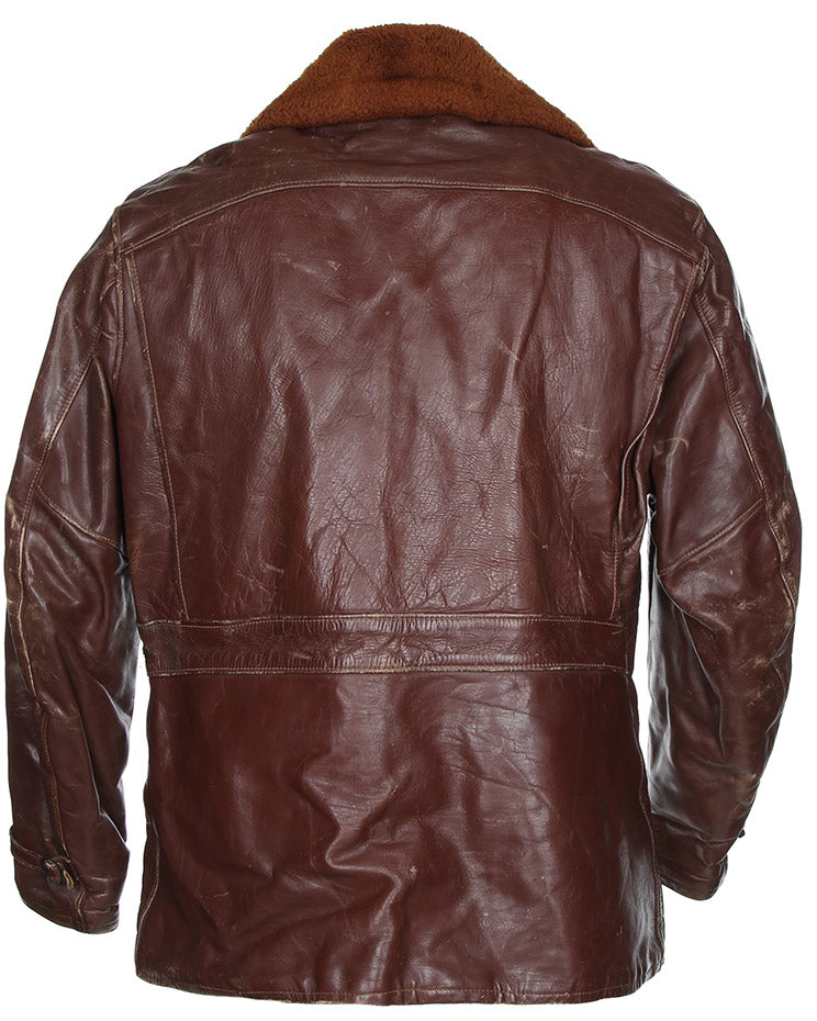 Vintage 50s Blati Chicago Steerhide Leather Jacket - L