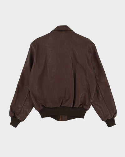 Bespoke Leather A2 Style Flight Jacket - M / L