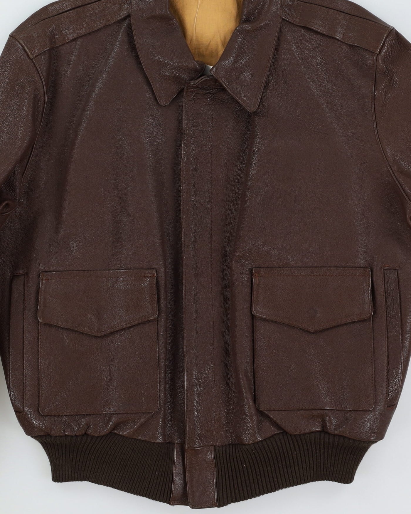 Bespoke Leather A2 Style Flight Jacket - M / L