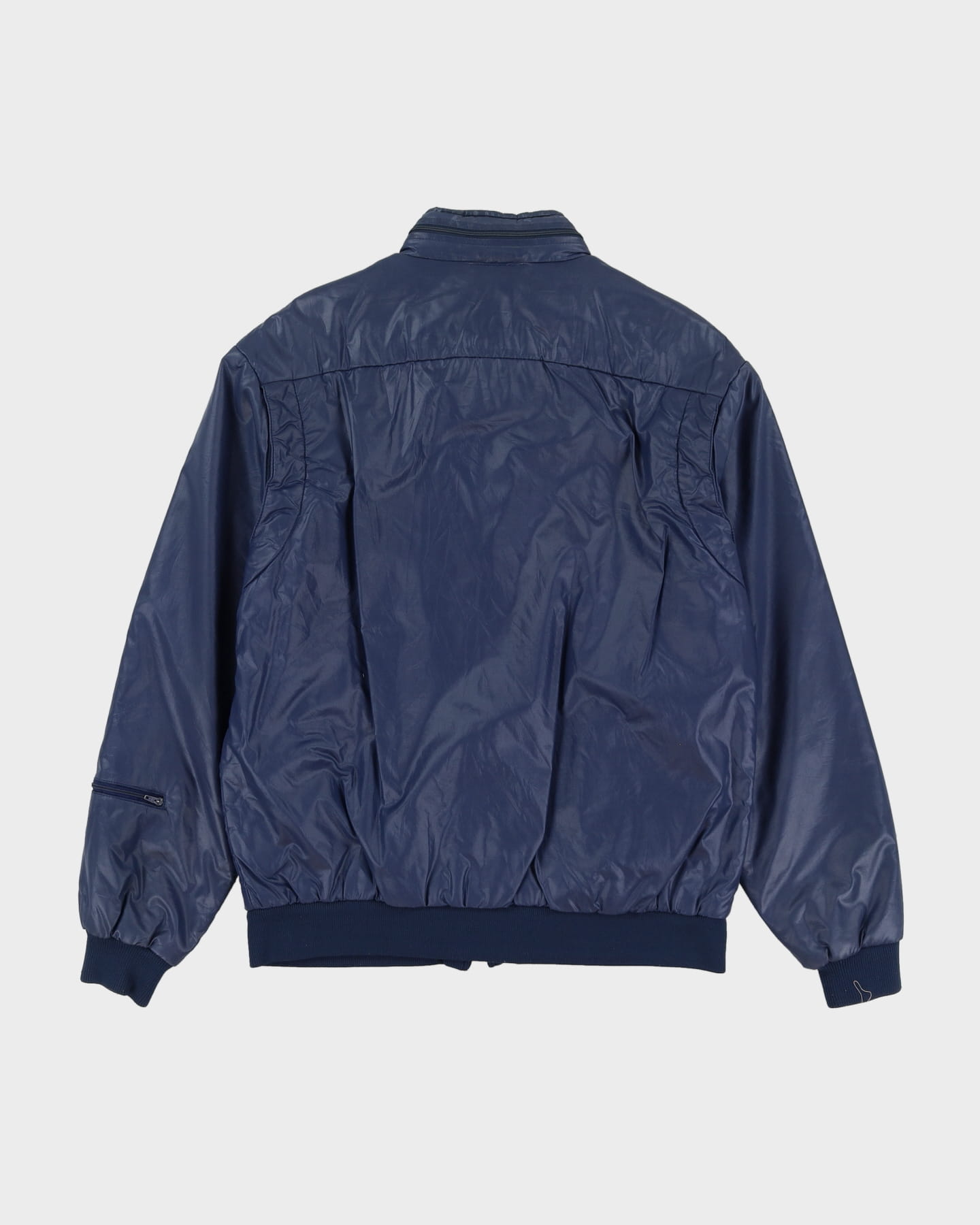 Vintage 1980s Lacoste Izod Navy Bomber Jacket - L