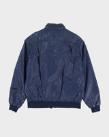Vintage 1980s Lacoste Izod Navy Bomber Jacket - L