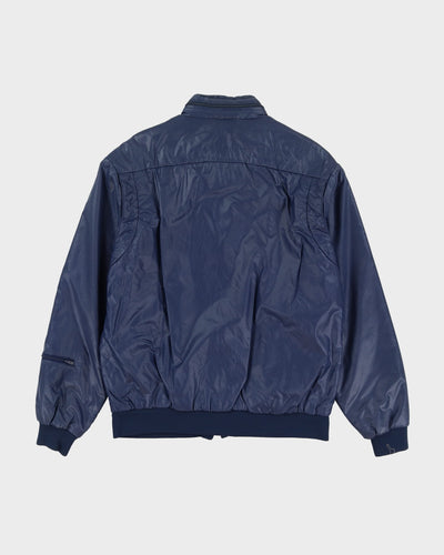Vintage 1980s Lacoste Izod Navy Bomber Jacket - L