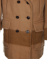 60s Wool Hudson Bay Overcoat - L