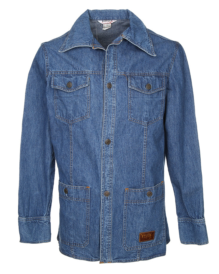 1970s Levi's Denim Utility Style Jacket - M