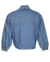 Logo Patch Detailed Denim Jacket - XL
