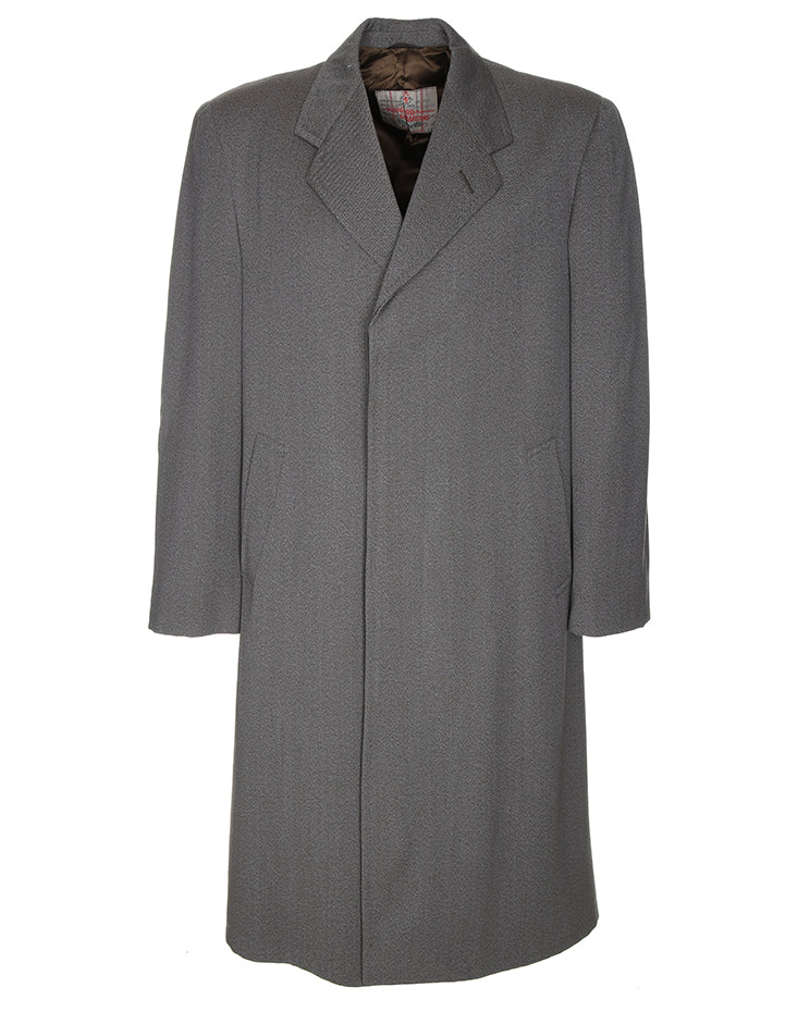 Vintage 60s Marzotto mac coat - L