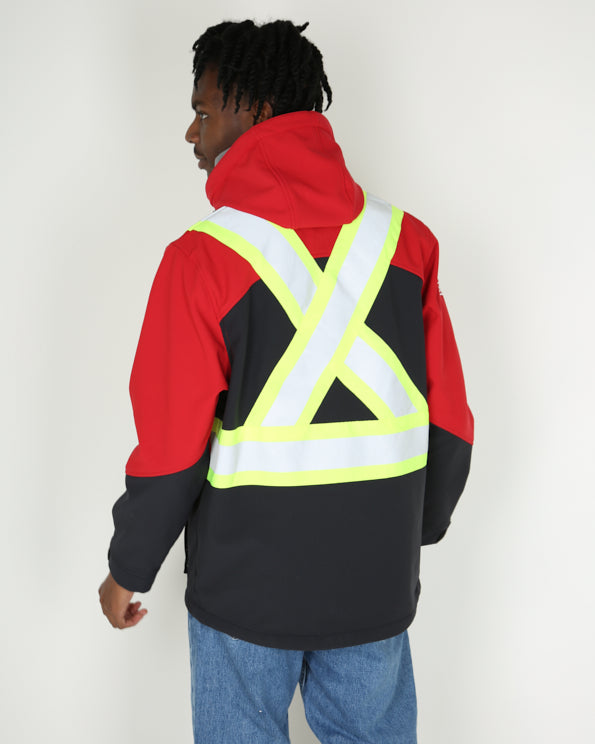 Vintage Hammill hi-vis hooded jacket - XL