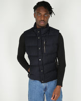 Vintage Hackett pinstripe wool gilet - S