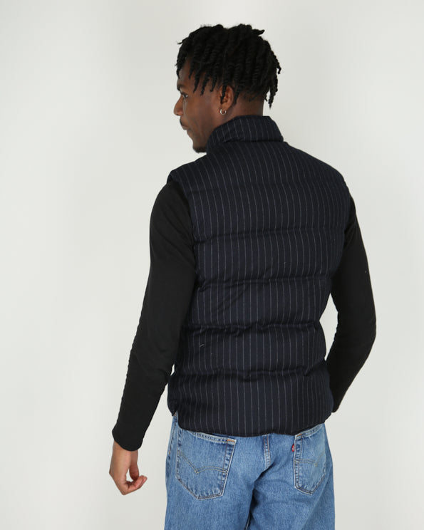 Vintage Hackett pinstripe wool gilet - S