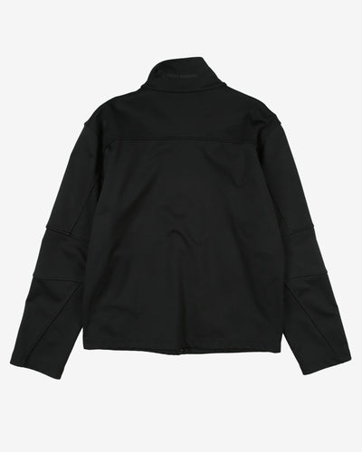 helly hansen black plain sports jacket - l