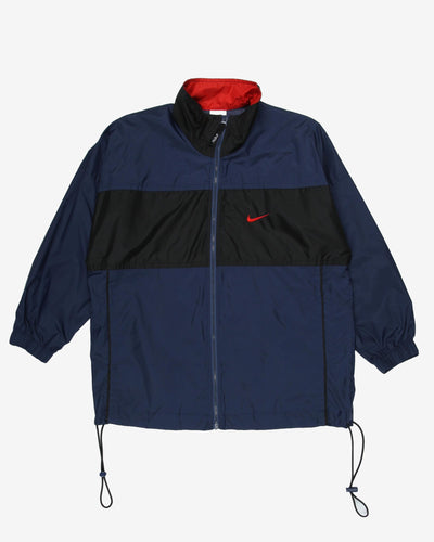 Navy / Black Nike Windbreaker Jacket - Youth L