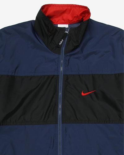 Navy / Black Nike Windbreaker Jacket - Youth L