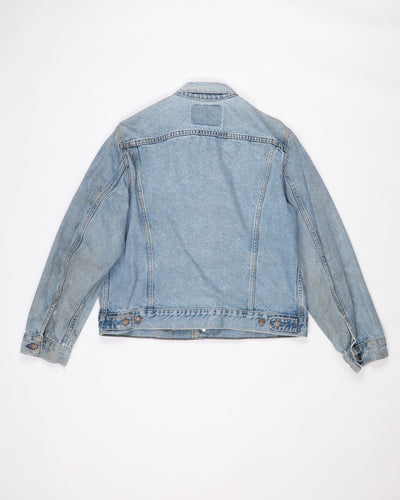 Vintage 80s Levi's Orange Tab Light Wash Denim Jacket - M