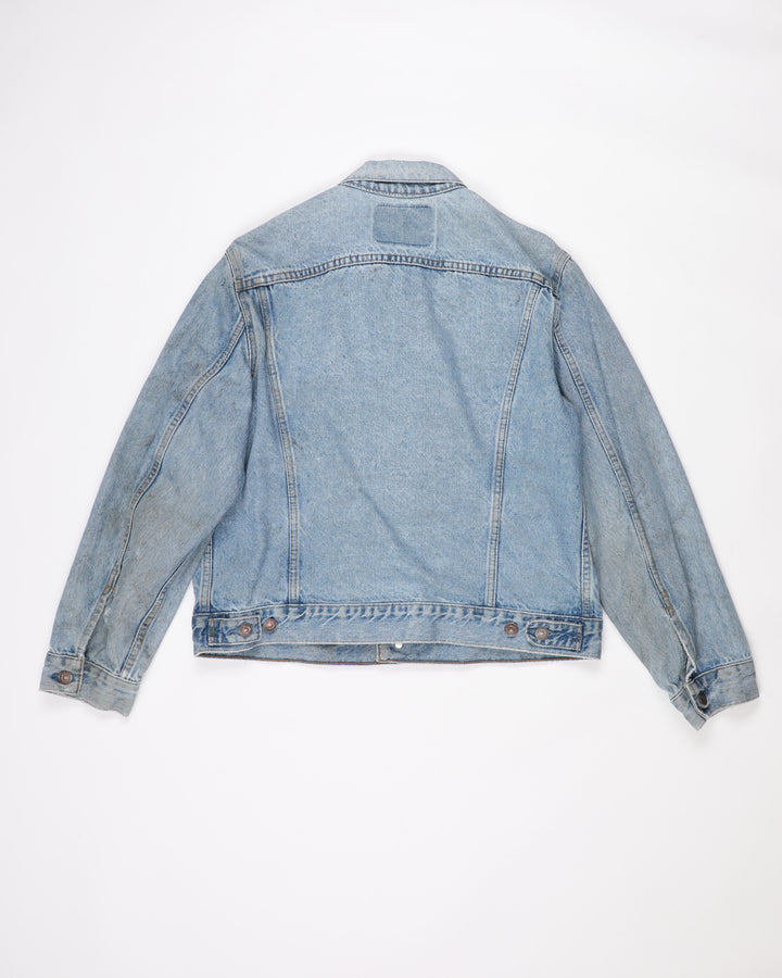 Vintage 80s Levi's Orange Tab Light Wash Denim Jacket - M