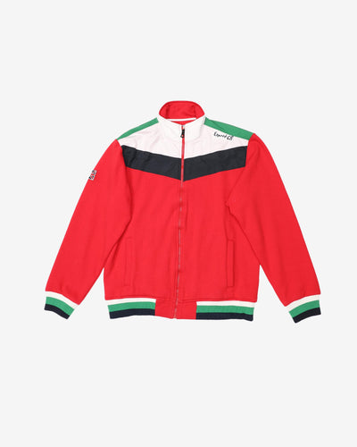 Vintage 90s Esprit Red Full Zip Track Jacket - XL
