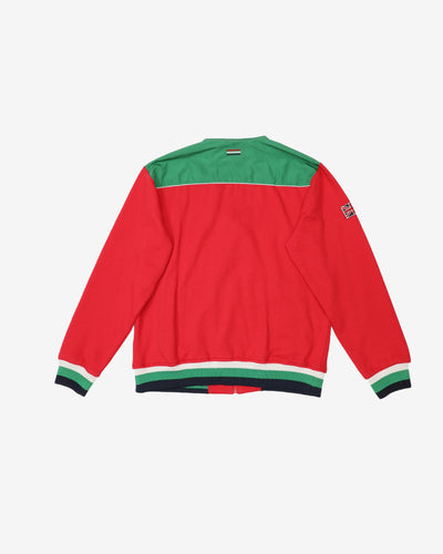 Vintage 90s Esprit Red Full Zip Track Jacket - XL