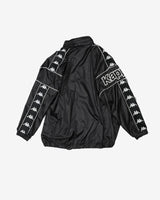 Vintage 90s Kappa Black Classic Logo Full Zip Jacket - L