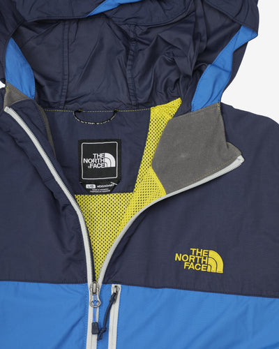 The North Face Navy / Blue / Grey Hooded Rain Jacket - L