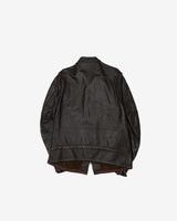 Vintage 50s/60s Dark Brown Leather Jacket - L
