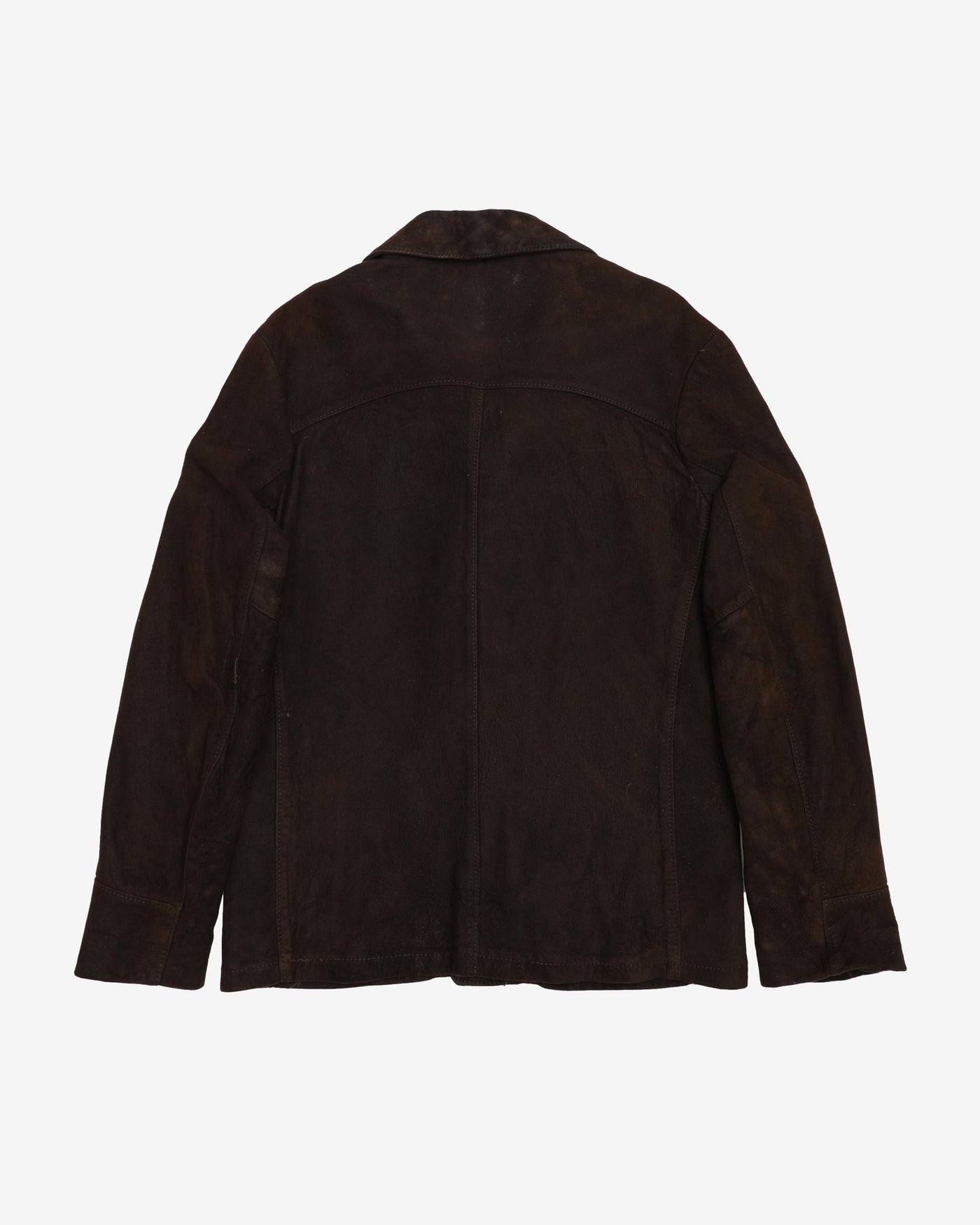 Vintage 50s Grenadier Dark Brown Leather Jacket - L