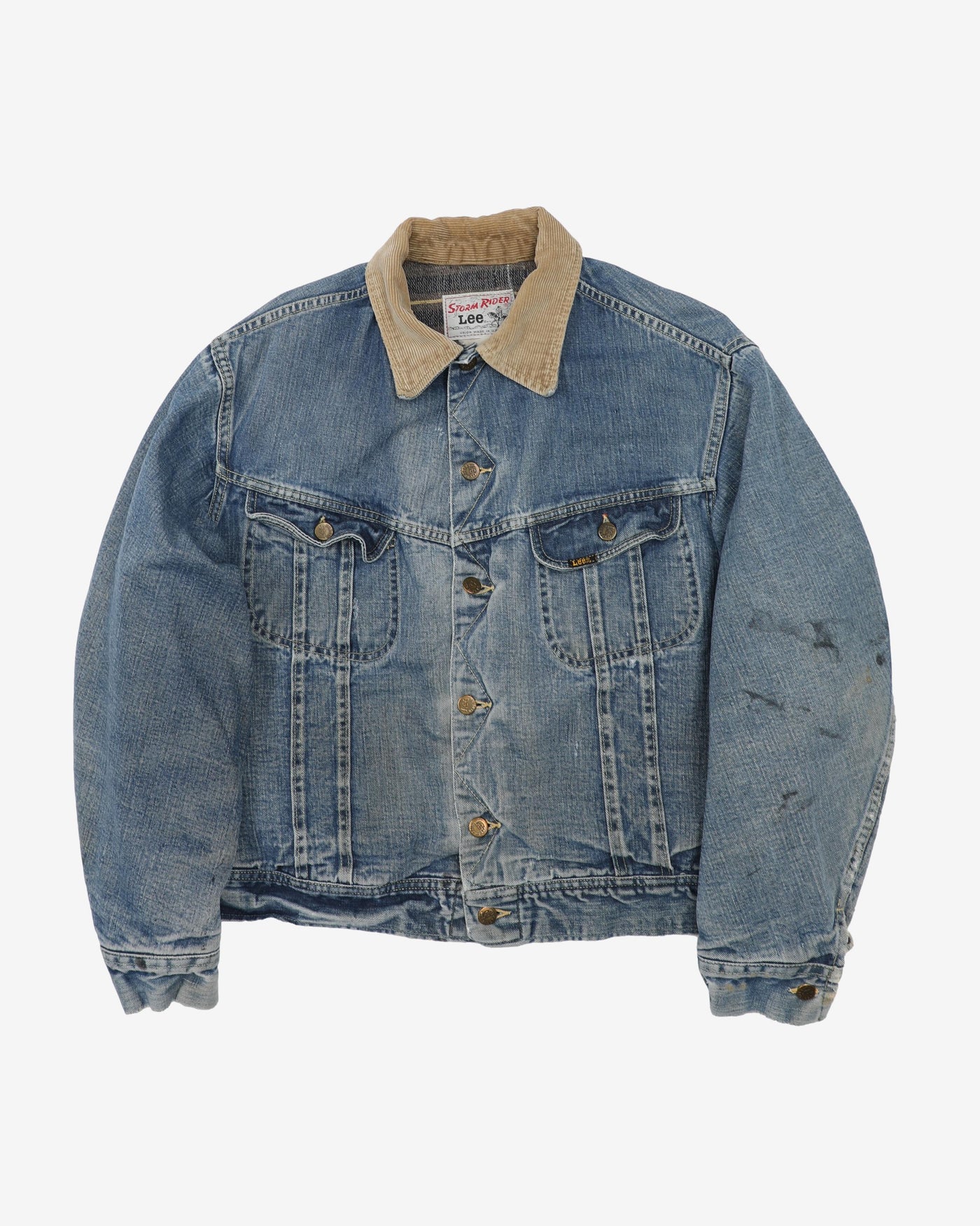 Vintage 60s Storm Rider by Lee Alaska Lining Denim Jacket - M