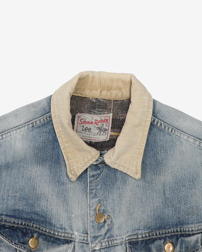 Vintage 60s Storm Rider by Lee Alaska Lining Stonewash Denim Jacket - M