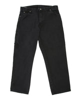 Dickies Black Canvas Workwear Trousers - W 36