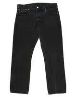 Levis Denim Blue Washed Faded Denim Jeans - W36 L29