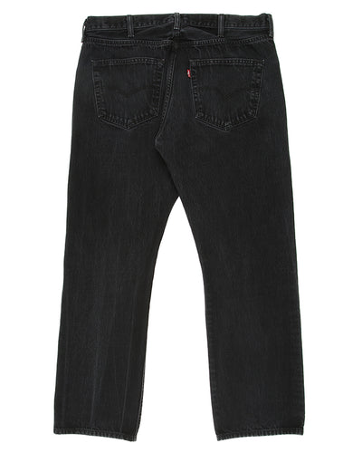 Levis Denim Blue Washed Faded Denim Jeans - W36 L29